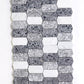 Stellare 11.4 in. x 13.4 in. Honed White and Charcoal Gray Terrazzo, Marble Mosaic Picket Wall and Floor Tile (5.3 sq ft/case) - 5 Pack