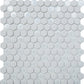White Glass Hexagon Tile