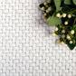 Chiffon White 12x12 Matte Recycled Glass Basketweave Mosaic tile (5 pack, 4.79 sq ft/case)