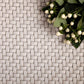 Light Taupe 12x12 Matte Recycled Glass Basketweave Mosaic tile (5 pack, 4.79 sq. ft./case) - Sample