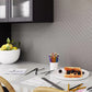Fossil Gray 12x12 Matte Recycled Glass Basketweave Mosaic tile (5 pack, 4.79 sq. ft./case) - Sample