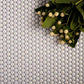 Parchment White 12x12 Glossy Iridescent Penny Round Recycled Glass Mosaic Tile (10 pack, 11.11 sq ft/case) - Sample