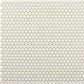 Parchment White 12x12 Glossy Iridescent Penny Round Recycled Glass Mosaic Tile (10 pack, 11.11 sq ft/case) - Sample