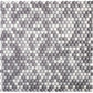 White, Gray 12x12 Glossy Recycled Glass Penny Round Mosaic tile (10 pack, 11.11 sq ft/case)