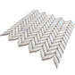 White, Blue 12x12 Matte Recycled Glass Mosaic tile (10 pack, 9.75 sq. ft./case) - Sample