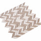 White, Brown 12x12 Glossy Recycled Glass Mosaic tile (10 pack, 9.75 sq. ft./case) - Sample