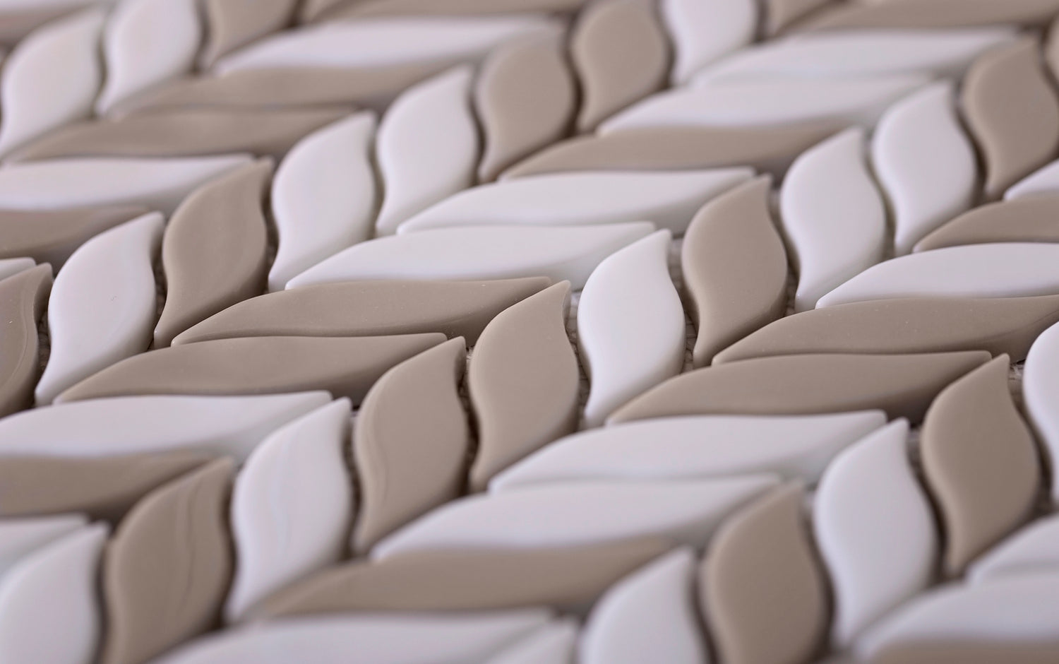 White, Brown 12x12 Glossy Recycled Glass Mosaic tile (10 pack, 9.75 sq ft/case)