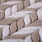 White, Brown 12x12 Glossy Recycled Glass Mosaic tile (10 pack, 9.75 sq. ft./case) - Sample