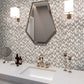 White, Brown 12x12 Glossy Recycled Glass Mosaic tile (10 pack, 9.75 sq. ft./case) - Sample