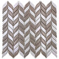 White, Brown 12x12 Glossy Recycled Glass Mosaic tile (10 pack, 9.75 sq. ft./case) - Sample