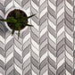 Gray, White 12x12 Glossy Recycled Glass Mosaic tile (10 pack, 9.75 sq. ft./case) - Sample