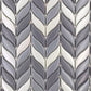 Gray, White 12x12 Glossy Recycled Glass Mosaic tile (10 pack, 9.75 sq. ft./case) - Sample