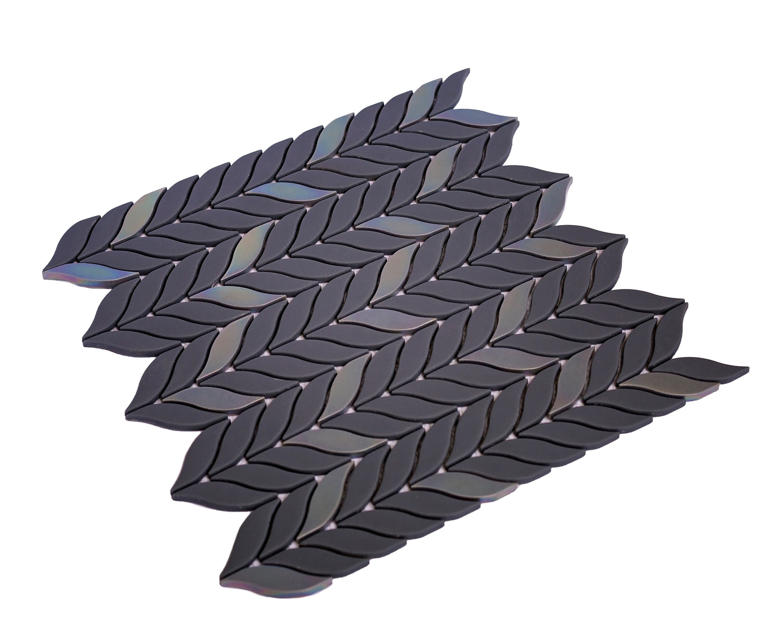 Anchor Gray 12x12 Matte Recycled Glass Mosaic tile (10 pack, 9.75 sq. ft./case) - Sample