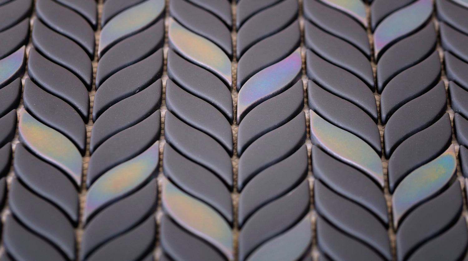 Anchor Gray 12x12 Matte Recycled Glass Mosaic tile (10 pack, 9.75 sq ft/case)