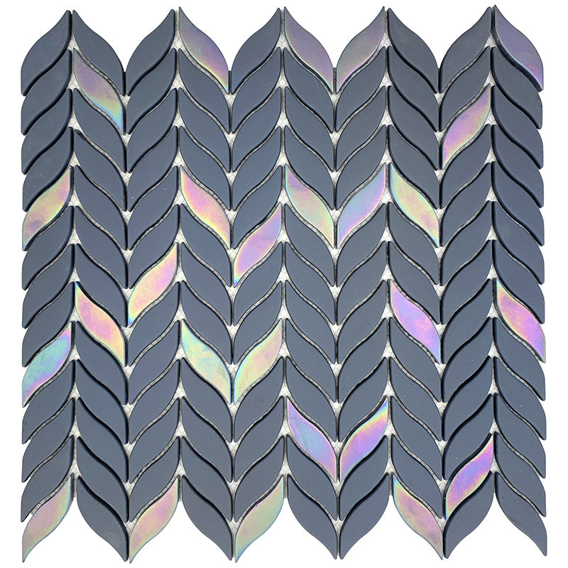 Anchor Gray 12x12 Matte Recycled Glass Mosaic tile (10 pack, 9.75 sq ft/case)