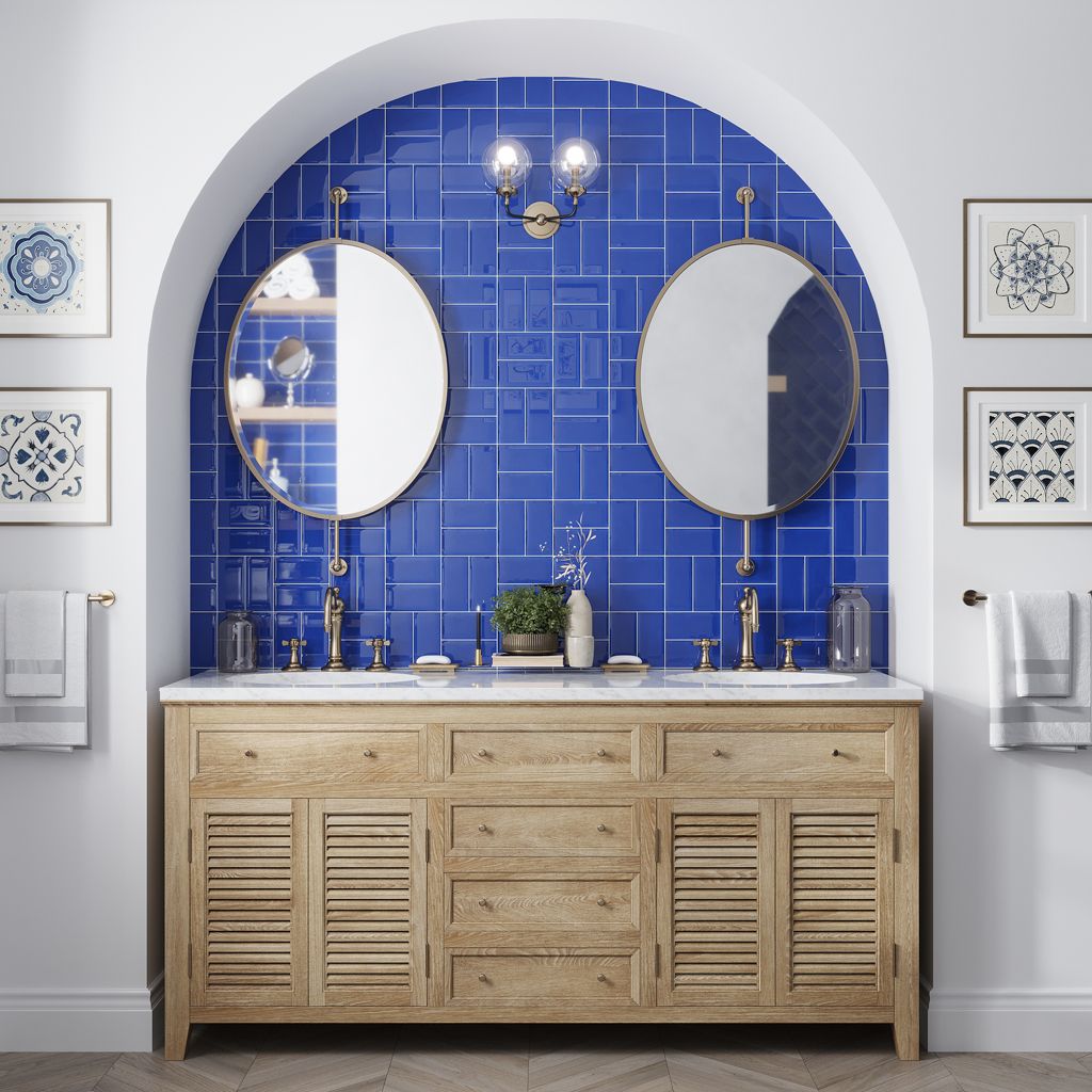 Cobalt Blue 3x6 Glossy Subway Glass Tile (32 Cases, 160 sqft/Pallet)