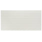 Bois 24x48 Snow White Ceramic Large Format Fluted Wall Tile (2 Pack, 15.5 sq ft/case) - Sample