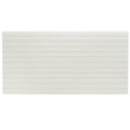 Sample - Snow White 24x48 Matte Fluted Ceramic Large Tile (2 pack, 15.5 sq ft/case)