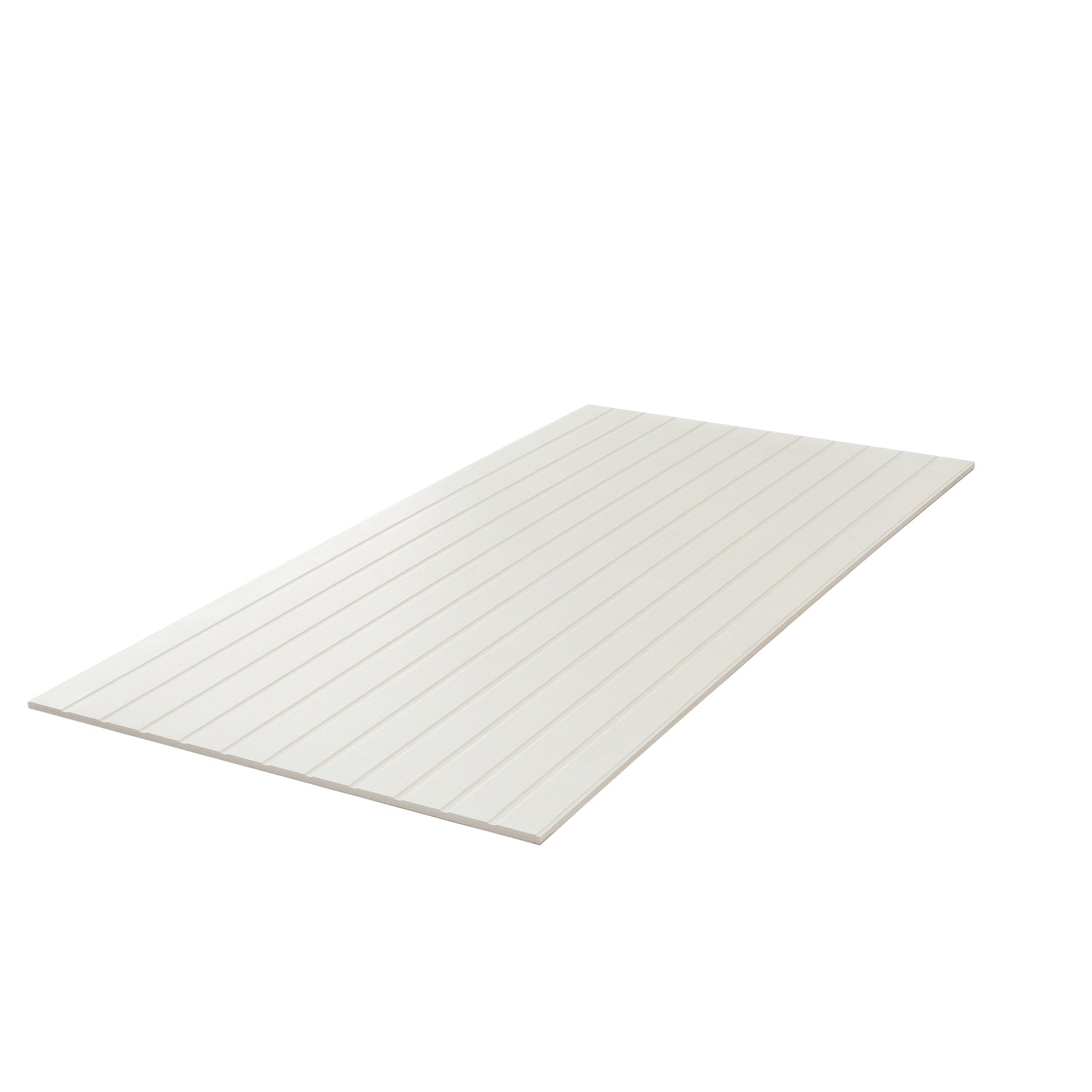 Bois 24x48 Snow White Ceramic Large Format Fluted Wall Tile (2 Pack, 15.5 sq ft/case)
