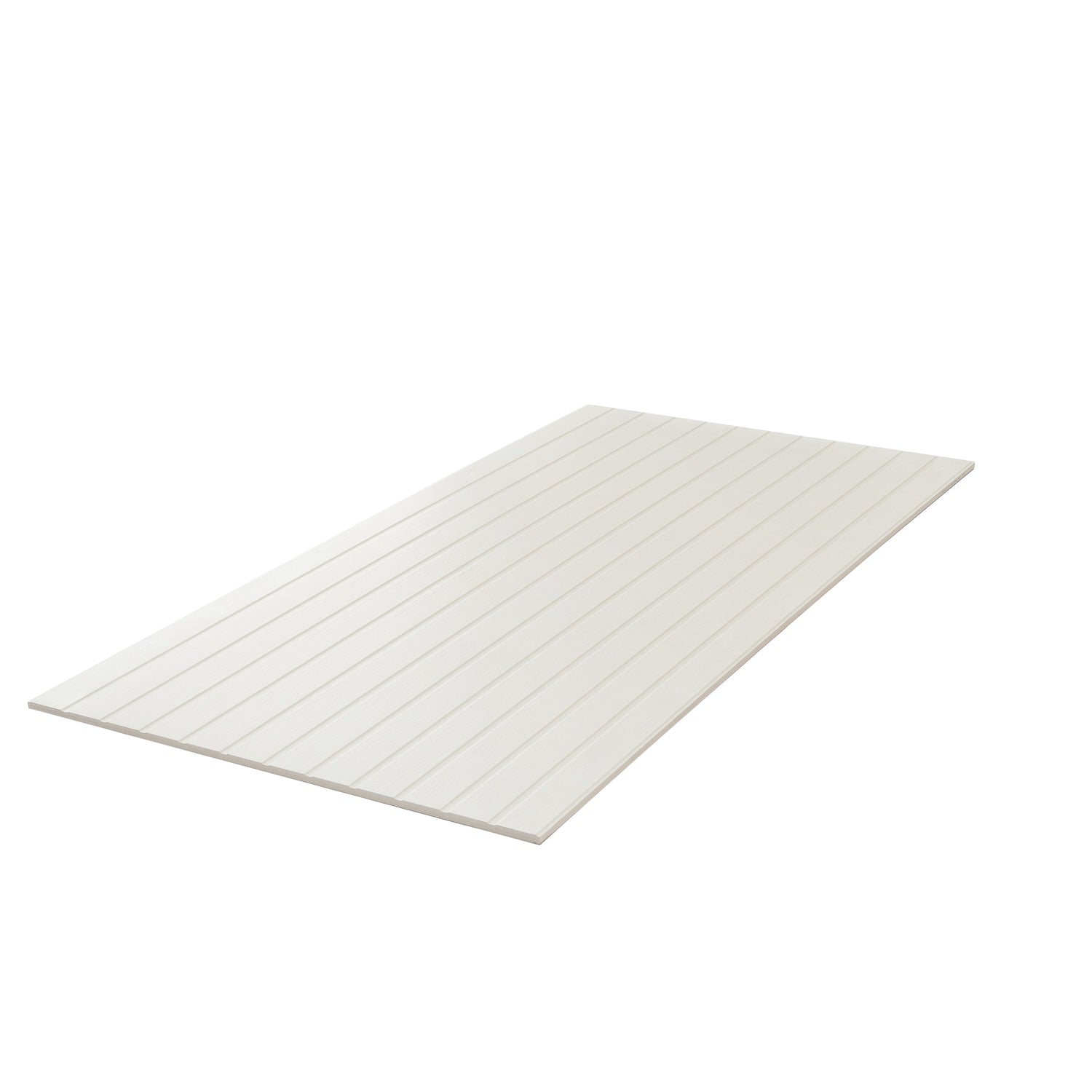 Bois 24x48 Snow White Ceramic Large Format Fluted Wall Tile (2 Pack, 15.5 sq ft/case) - Sample