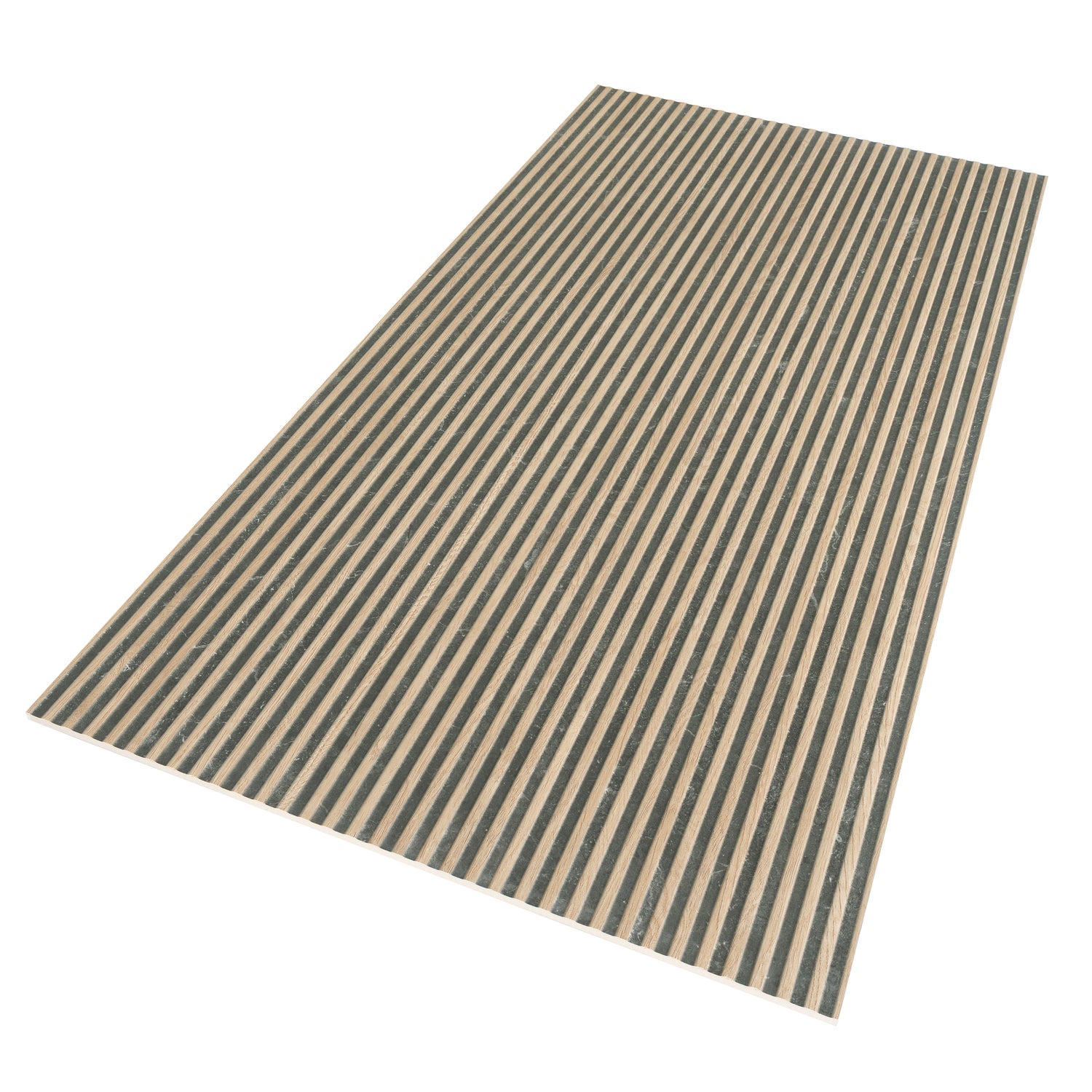 Bois 24x48 Taupe Wood Ceramic Large Format Fluted Wall Tile (2 Pack, 15.5 sq ft/case)