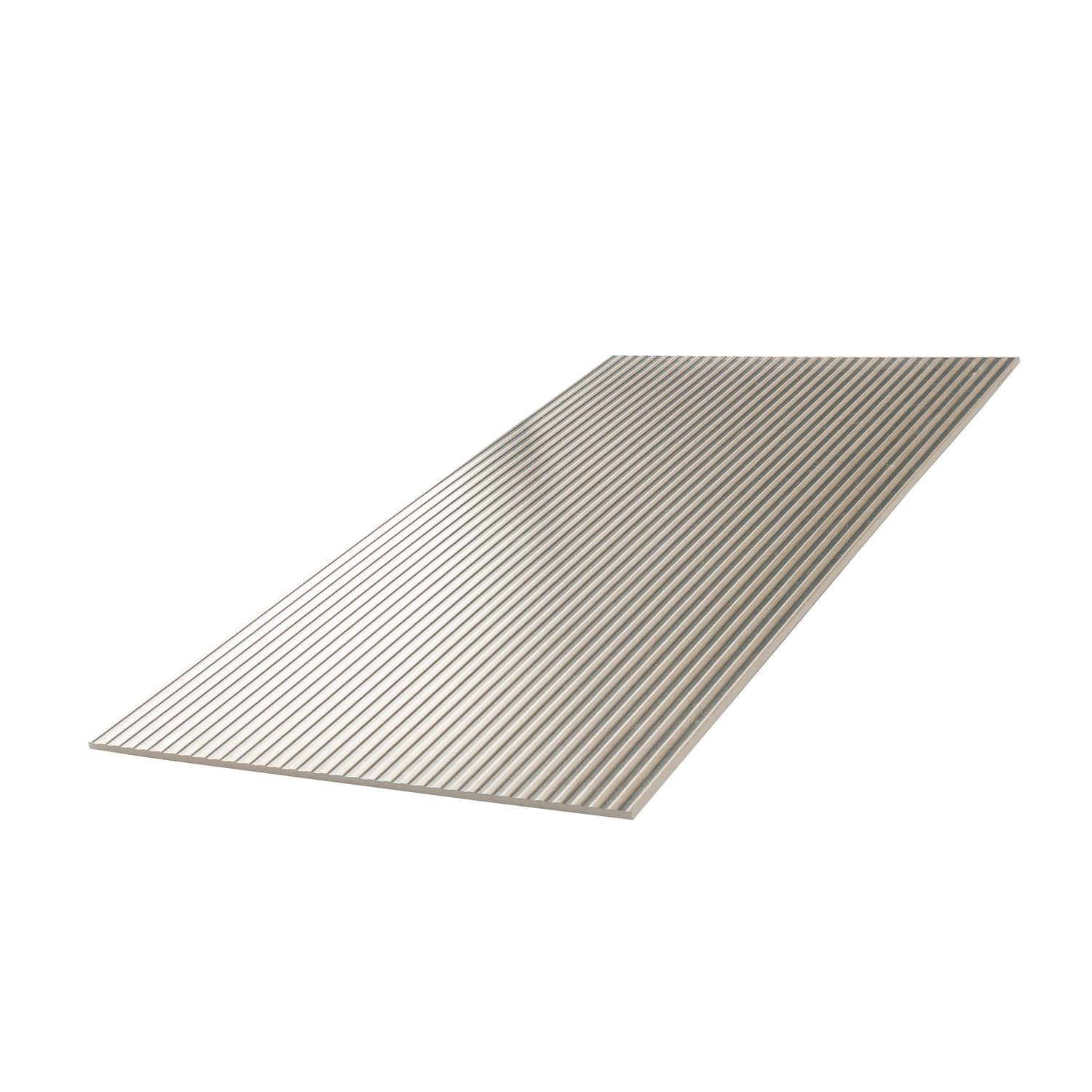 Bois 24x48 Taupe Wood Ceramic Large Format Fluted Wall Tile (2 Pack, 15.5 sq ft/case) - Sample