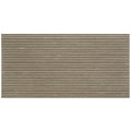 Sample - Taupe Wood 24x48 Matte Fluted Ceramic Large Tile (2 pack, 15.5 sq ft/case)