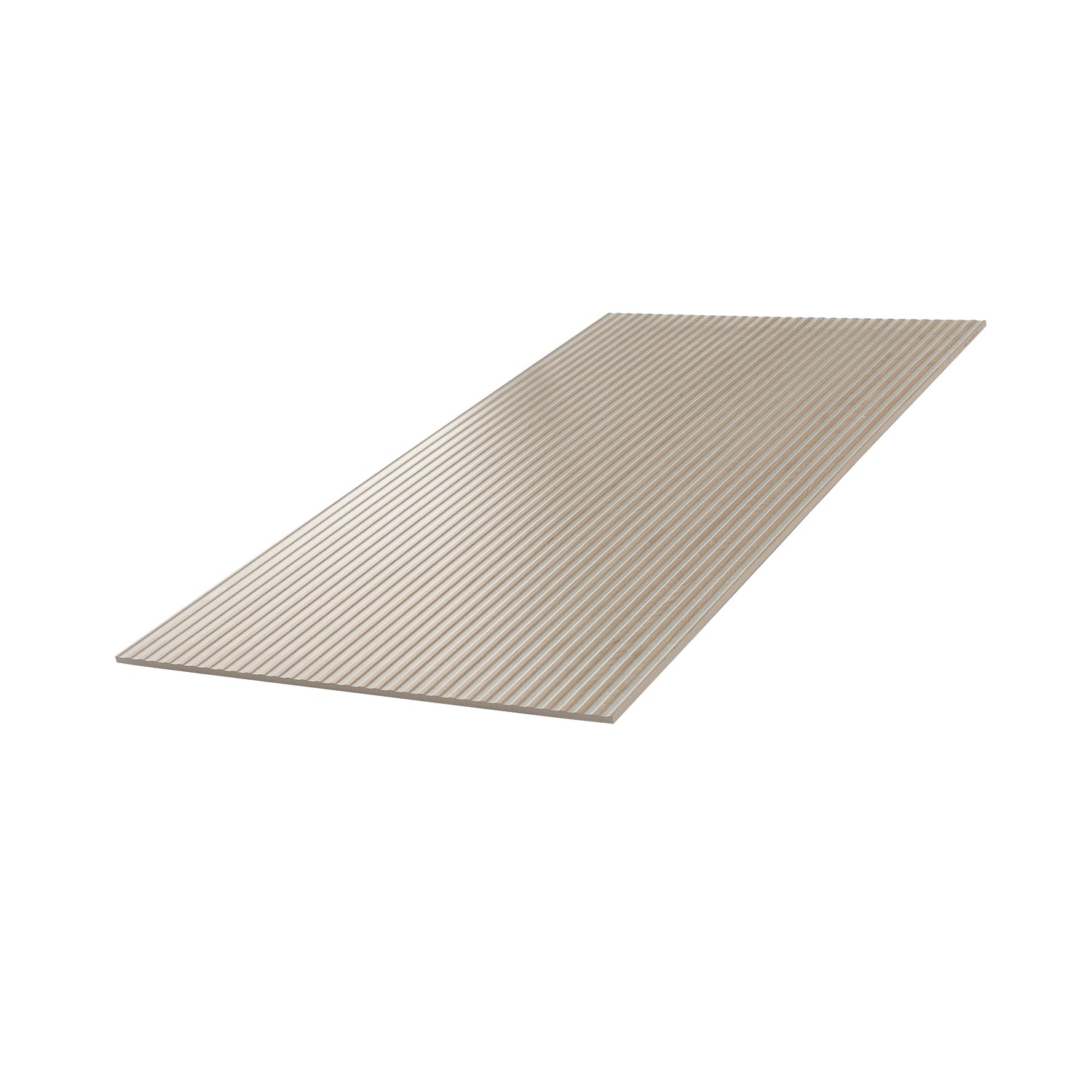 Bois 24x48 Gray Wood Ceramic Large Format Fluted Wall Tile (2 Pack, 15.5 sq ft/case)