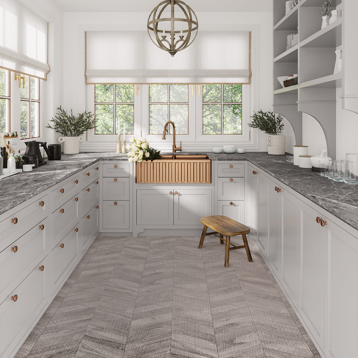 Gray 24x48 Matte Porcelain Large Format Tile (2 pack, 15.49 sq ft/case) - Sample