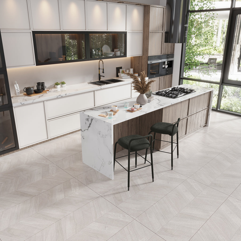 Gray 24x48 Matte Porcelain Large Format Tile (2 pack, 15.49 sq ft/case) - Sample