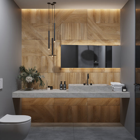 Brown 30x30 Matte Slate Porcelain Large Format Tile (2 pack, 12.16 sq ft/case) - Sample