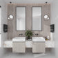 Bois Ribbon 23.77 in. x 47.25 in. Matte Gray Porcelain Deco Wall and Floor Tile (15.49 sq ft/case) (2-pack) - Sample