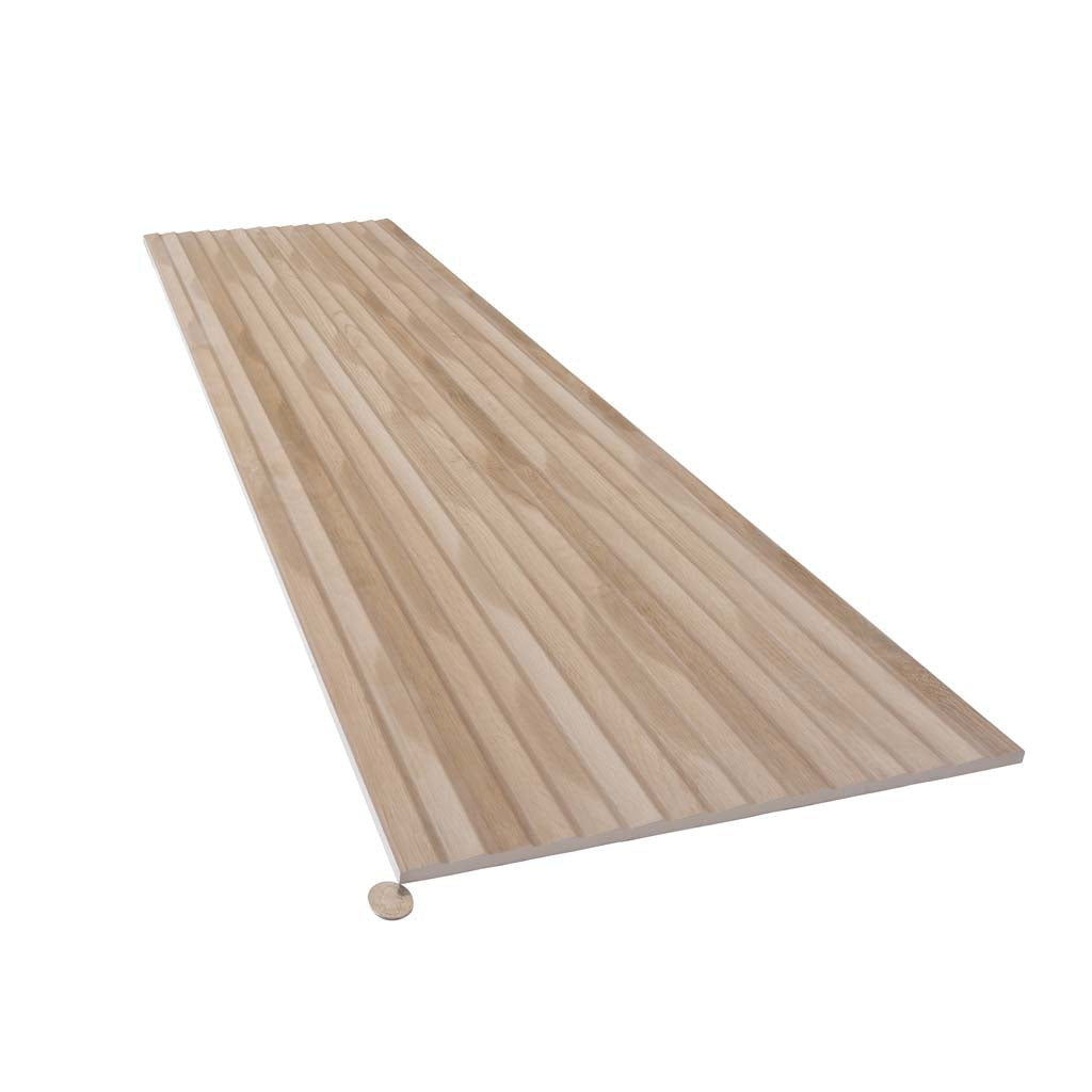 Oak 16x48 Matte Ceramic Deco Tile (3 pack,15.5 sq ft/case) - Sample