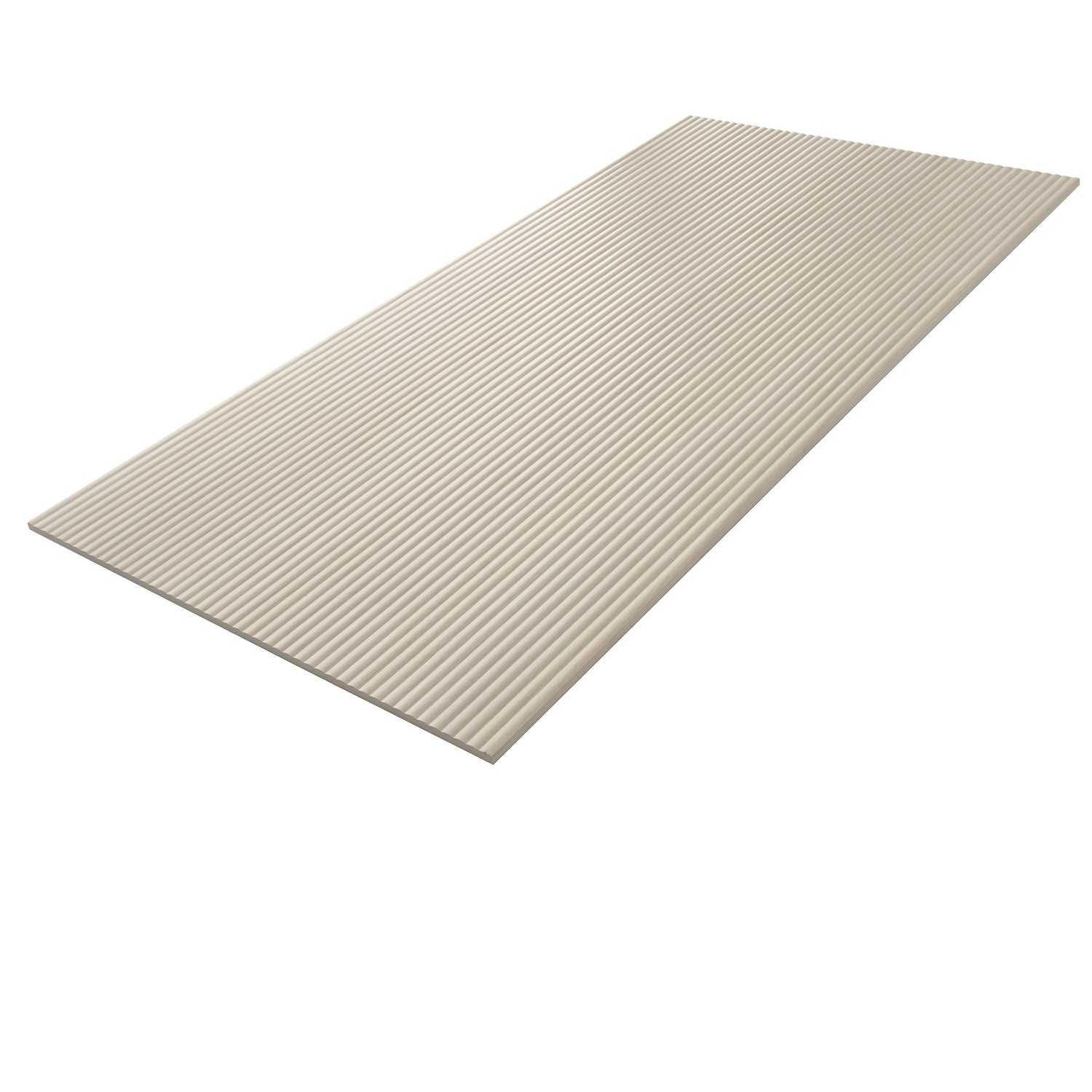 Almond Wood 24x48 Matte Fluted Porcelain Large Tile (2 pack, 15.55 sq ft/case)