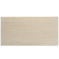 almond wood matte porcelain large fluted wall tile 24x48 inches with textured linear grooves