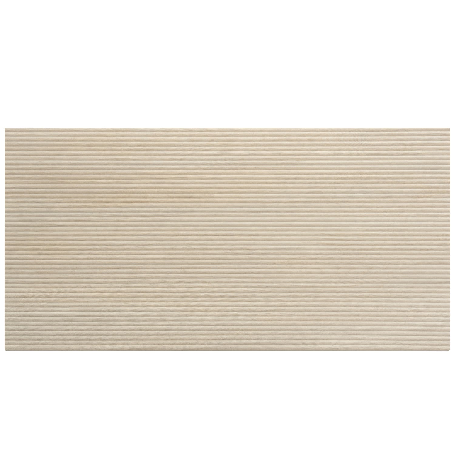 Almond Wood 24x48 Matte Fluted Porcelain Large Tile (2 pack, 15.55 sq ft/case)
