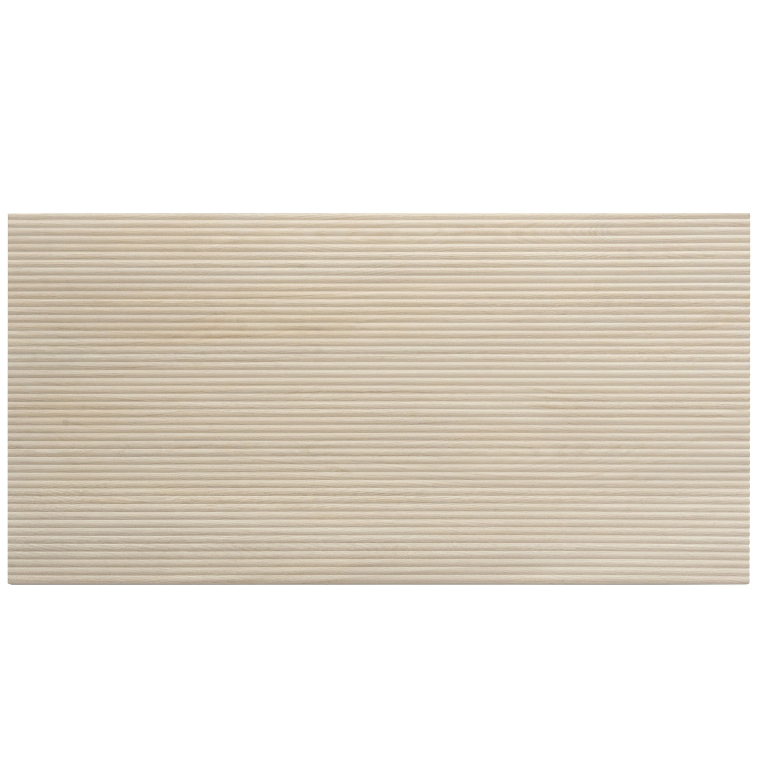 Bois 24x48 Almond Wood Porcelain Large Format Fluted Wall Tile (2 Pack, 15.55 sq ft/case) - Sample