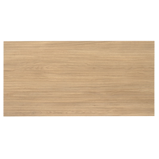 Bois 24x48 Honey Wood Porcelain Large Format Fluted Wall Tile (2 Pack, 15.55 sq ft/case) - Sample