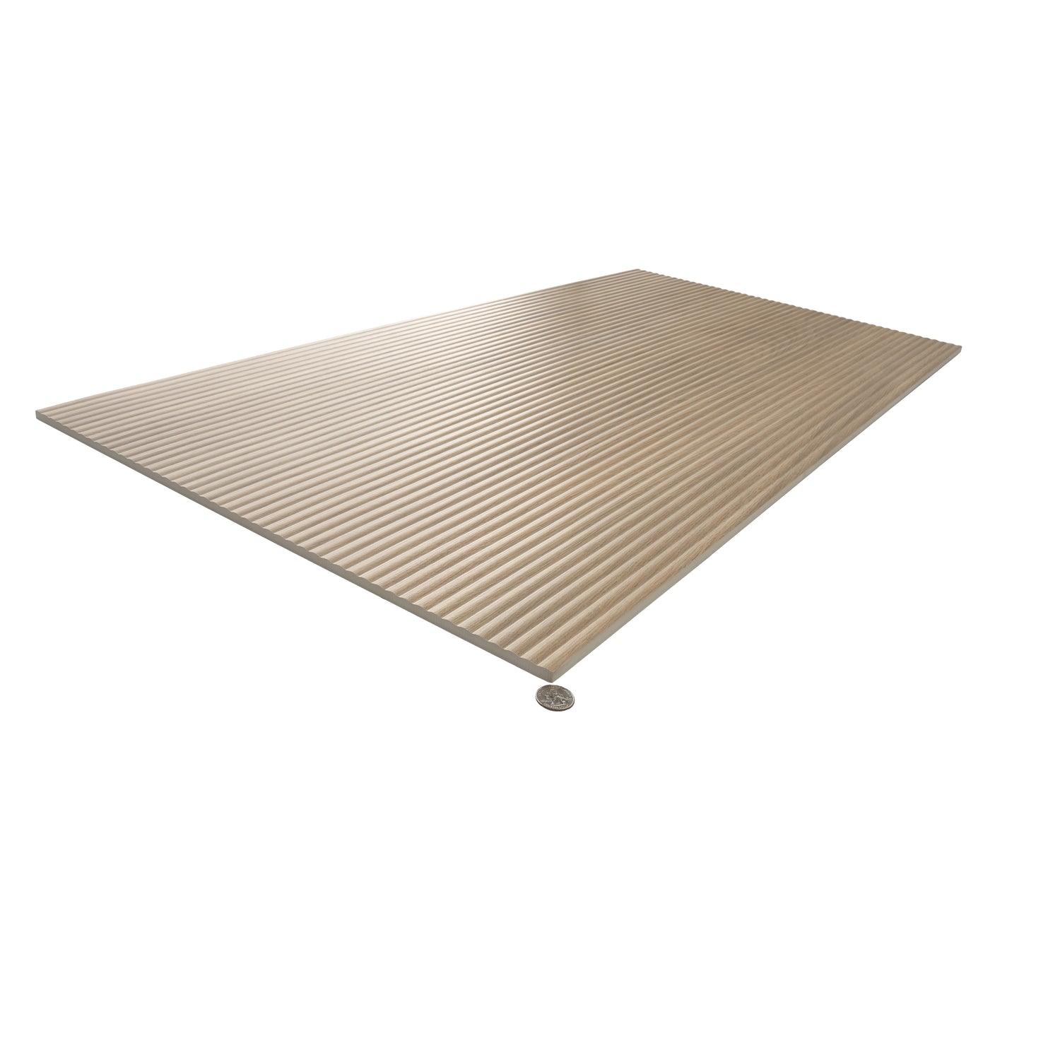 Honey Wood 24x48 Matte Fluted Porcelain Large Tile (2 pack, 15.55 sq ft/case)