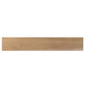 natural wood porcelain plank tile in matte finish with light brown wood grain texture