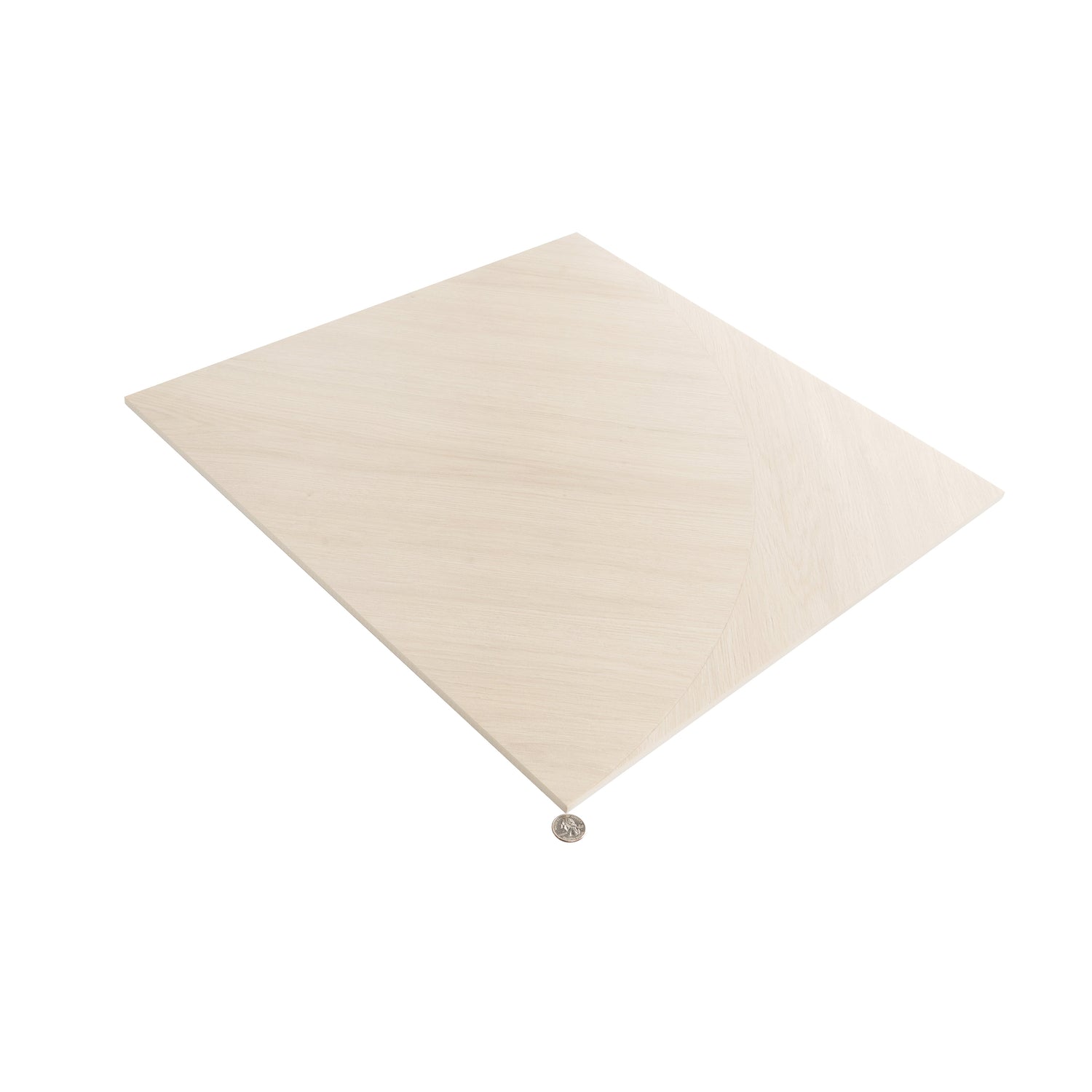 Bois 24x24 Almond Wood Porcelain Large Format Arch Wall and Floor Tile (3 Pack, 11.63 sq ft/case) - Sample