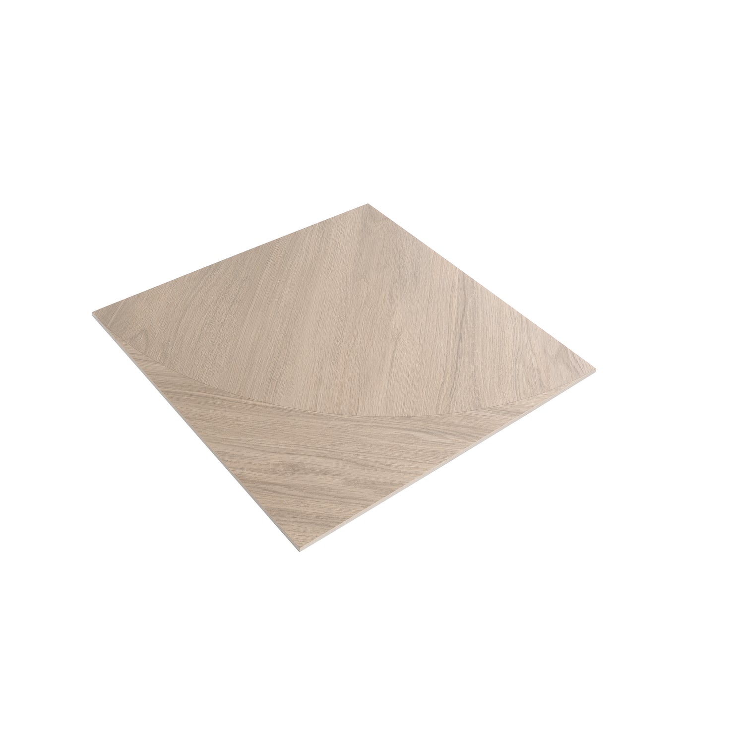 Bois 24x24 Natural Wood Porcelain Large Format Arch Wall and Floor Tile (3 Pack, 11.63 sq ft/case)