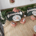 Oak-colored 8x48 matte porcelain tile installed on a residential floor surface