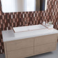 Copper 12x12 Honed Brick PVC Peel & Stick Tile (10 pack, 10 sq ft/case) - Sample