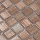 20-pack Celestial 12 in. x 12 in. Glossy Copper Brown Glass Mosaic Wall and Floor Tile (20 sq ft/case)