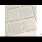 10 pack Lace White 11.8 in. x 11.8 in. 1 in. x 1 in. Polished Glass Mosaic Tile (9.67 sq. ft./Case)