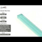 10 pack Sky Blue 0.6-in W x 12-in L Glass Glossy Pencil Liner Tile Trim (0.5 Sq ft/case) - Sample