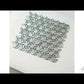 Silver 12x12 Glossy Hexagon Glass Mosaic Tile (10 pack, 9.67 sq ft/case)
