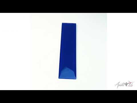 Cobalt Blue 3x12 Glossy Subway Glass Tile (28 Cases, 140 sqft/Pallet)