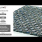 Blue Black 12x12 Glossy Square Glass Mosaic Tile (5 pack, 4.75 sq ft/case) - Sample